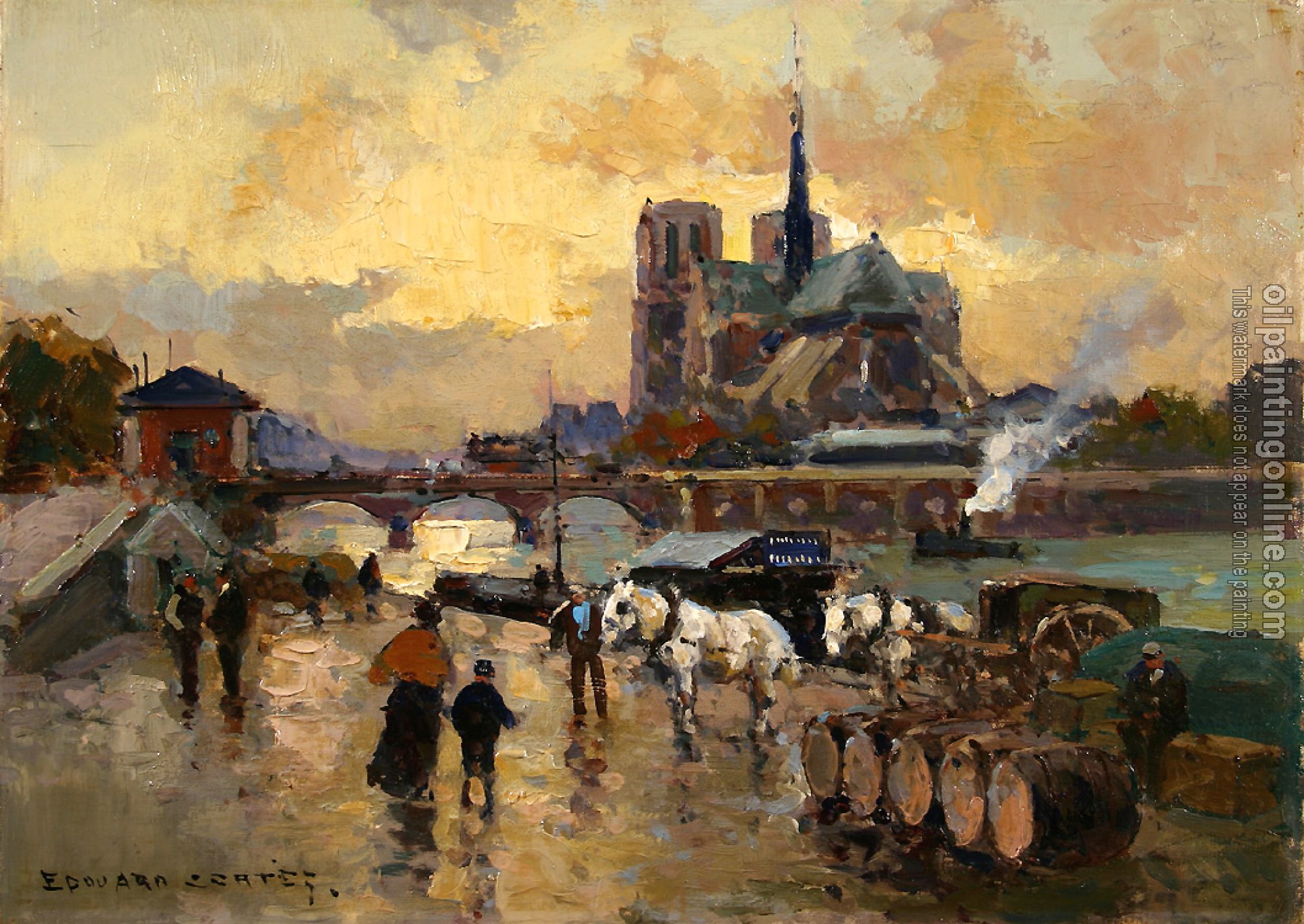 Edouard Cortes - Quai des Tournelles